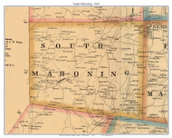 South Mahoning Township, Pennsylvania 1856 Old Town Map Custom Print - Indiana Co.