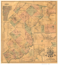 Essex County Vermont 1878 - Old Map Reprint