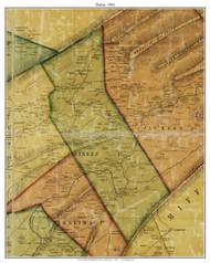 Barree Township, Pennsylvania 1856 Old Town Map Custom Print - Huntingdon Co.