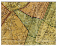 Cass Township, Pennsylvania 1856 Old Town Map Custom Print - Huntingdon Co.