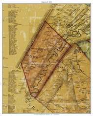 Hopewell Township, Pennsylvania 1856 Old Town Map Custom Print - Huntingdon Co.