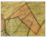 Oneida Township, Pennsylvania 1856 Old Town Map Custom Print - Huntingdon Co.