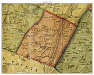 Springfield Township, Pennsylvania 1856 Old Town Map Custom Print - Huntingdon Co.