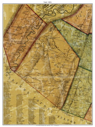 Todd Township, Pennsylvania 1856 Old Town Map Custom Print - Huntingdon Co.