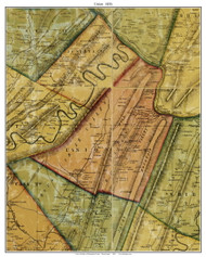 Union Township, Pennsylvania 1856 Old Town Map Custom Print - Huntingdon Co.