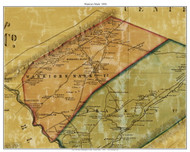 Warriors Mark Township, Pennsylvania 1856 Old Town Map Custom Print - Huntingdon Co.
