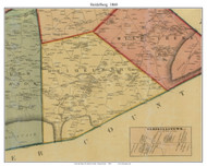 Heidelberg Township, Pennsylvania 1860 Old Town Map Custom Print - Lebanon Co.