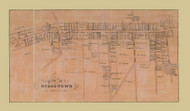Myerstown, Jackson Township, Pennsylvania 1860 Old Town Map Custom Print - Lebanon Co.
