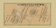 Cambellstown, Londonderry Township, Pennsylvania 1860 Old Town Map Custom Print - Lebanon Co.