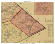 Mill Creek Township, Pennsylvania 1860 Old Town Map Custom Print - Lebanon Co.