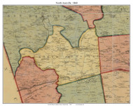 North Annville Township, Pennsylvania 1860 Old Town Map Custom Print - Lebanon Co.