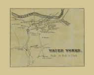 Water Works, North Annville Township, Pennsylvania 1860 Old Town Map Custom Print - Lebanon Co.