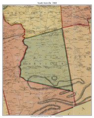 South Annville Township, Pennsylvania 1860 Old Town Map Custom Print - Lebanon Co.