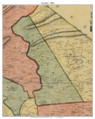 Swarata Township, Pennsylvania 1860 Old Town Map Custom Print - Lebanon Co.