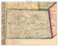Hanover Township, Pennsylvania 1860 Old Town Map Custom Print - Lawrence - Beaver Co.