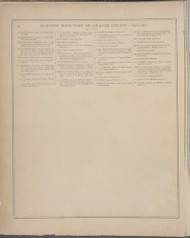 Business Directory - Concluded 34, New York 1875 - Old Town Map Reprint - Orange Co. Atlas