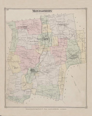 Montgomery 50, New York 1875 - Old Town Map Reprint - Orange Co. Atlas