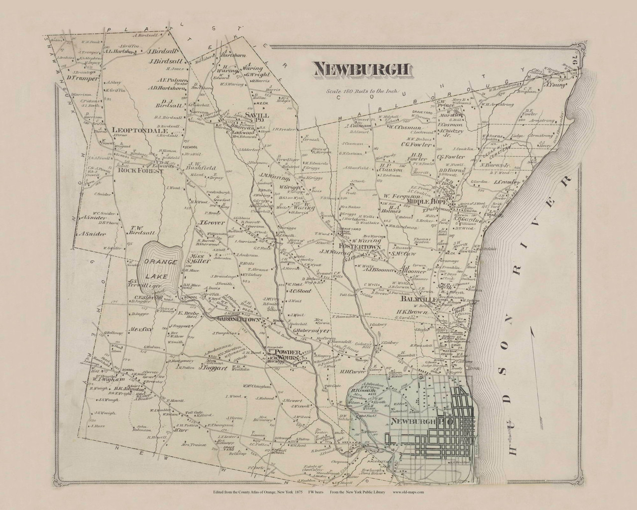 Newburgh 76 New York 1875 Old - 076 Newburgh 1875 350dpi 15x19 Web 58562.1684468329.1280.1280