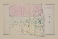 Newburgh City 84-85, New York 1875 - Old Town Map Reprint - Orange Co. Atlas
