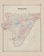 Wawayanda 92, New York 1875 - Old Town Map Reprint - Orange Co. Atlas