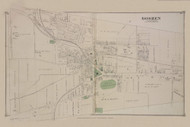Goshen Goshen Village 104-5, New York 1875 - Old Town Map Reprint - Orange Co. Atlas