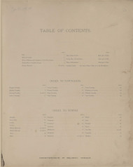 Index, Ohio 1886 Old Town Map Custom Reprint - Van Wert Co. 3