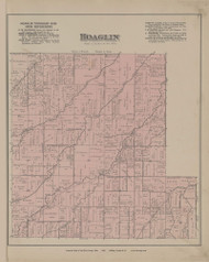 Hoaglin, Ohio 1886 Old Town Map Custom Reprint - Van Wert Co. 6