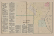 Van Wert part of third ward, Ohio 1886 Old Town Map Custom Reprint - Van Wert Co. 15-16