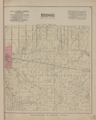 Ridge, Ohio 1886 Old Town Map Custom Reprint - Van Wert Co. 18