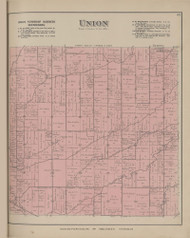 Union, Ohio 1886 Old Town Map Custom Reprint - Van Wert Co. 21