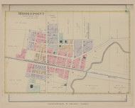 Middlepoint, Ohio 1886 Old Town Map Custom Reprint - Van Wert Co. 22