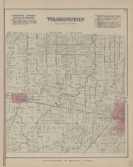 Washington, Ohio 1886 Old Town Map Custom Reprint - Van Wert Co. 23