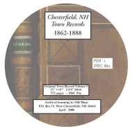 Chesterfield, New Hampshire Town Records Volume 5, 1862 - 1888, CDROM
