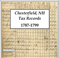 Chesterfield, New Hampshire Tax Records, 1787 - 1799, CDROM