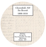 Chesterfield, New Hampshire Tax Records, 1808 - 1818, CDROM