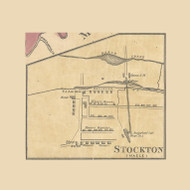 Stockton, Hazle Township, Pennsylvania 1864 Old Town Map Custom Print - Luzerne Co.