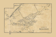 Kingston Borough Township, Pennsylvania 1864 Old Town Map Custom Print - Luzerne Co.