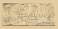Plymouth Village Township, Pennsylvania 1864 Old Town Map Custom Print - Luzerne Co.