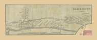 Beach Haven, Salem Township, Pennsylvania 1864 Old Town Map Custom Print - Luzerne Co.