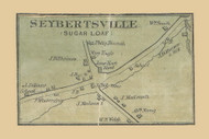 Seybertville, Sugarloaf Township, Pennsylvania 1864 Old Town Map Custom Print - Luzerne Co.