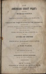 Title Page, 1837 American Coast Pilot - USA Regionals