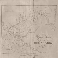 Bay and River of Delaware, 1837 American Coast Pilot - USA Regionals