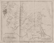 Boston Harbour, 1837 American Coast Pilot - USA Regionals
