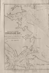 Chesapeake Bay, 1837 American Coast Pilot - USA Regionals