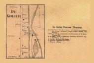 DeGolier, Bradford Township, Pennsylvania 1871 Old Town Map Custom Print - McKean Co.