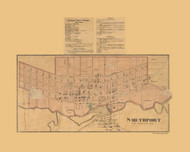 Smethport, Keating Township, Pennsylvania 1871 Old Town Map Custom Print - McKean Co.