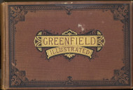Cover of "25 Views", Greenfield Massachusetts 1881 - Greenfield Illustrated 25 Views 1881 Reprint