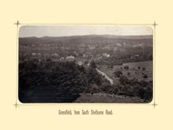Greenfield from South Shelburne Road, Greenfield Massachusetts 1881 - Greenfield Illustrated 25 Views 1881 Reprint