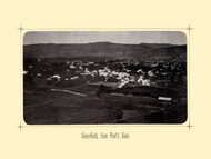 Greenfield, from Poet's Set, Greenfield Massachusetts 1881 - Greenfield Illustrated 25 Views 1881 Reprint