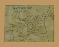 Newberry Village, Old Lycoming Township, Pennsylvania 1861 Old Town Map Custom Print - Lycoming Co.